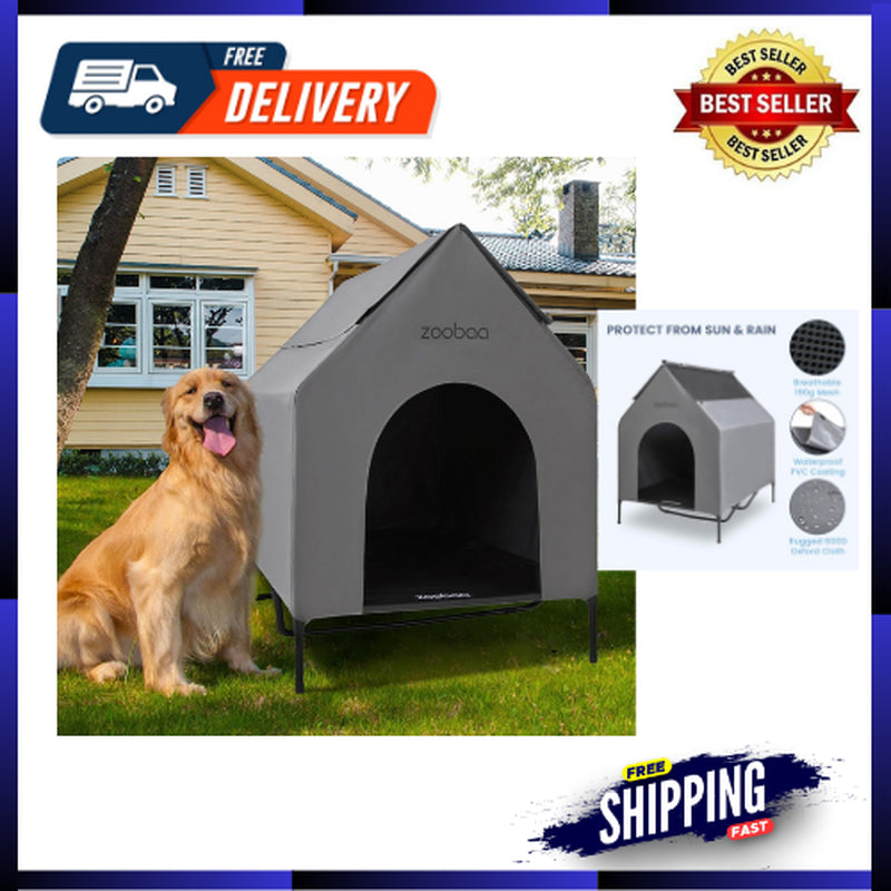 48 X-Large Dog House Dog House Outdoor W/Waterproof 600D PVC Featuring