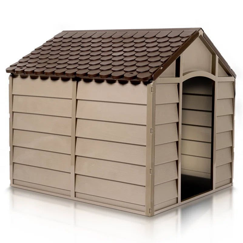 Augie Plastic Portable Dog House