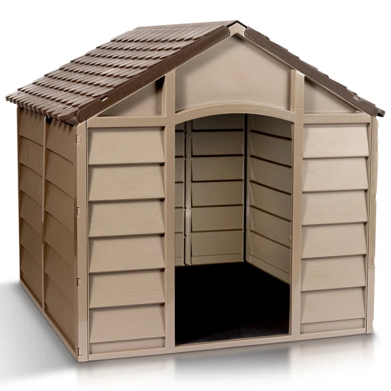 Augie Plastic Portable Dog House